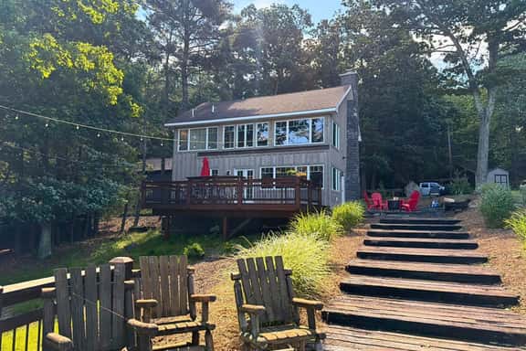 Lake View House at Camp Wally | Modern Lake Retreat - Image 1